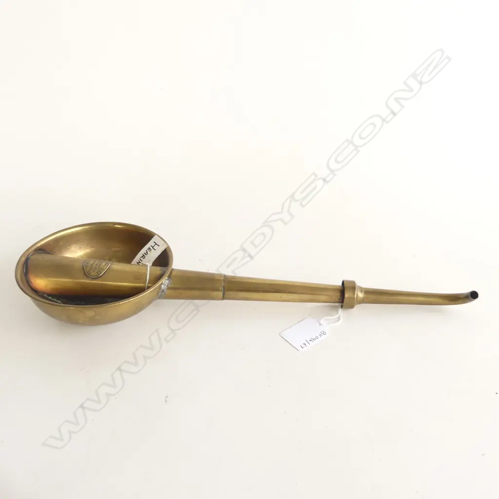 ANTIQUE BRASS HEARING AID 340MM LENGTH... Image 1++