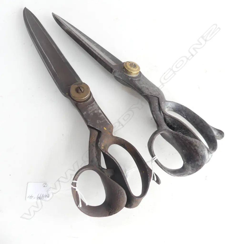TWO LARGE PAIR OF SHEARS 380mm & 340mm Image 1++