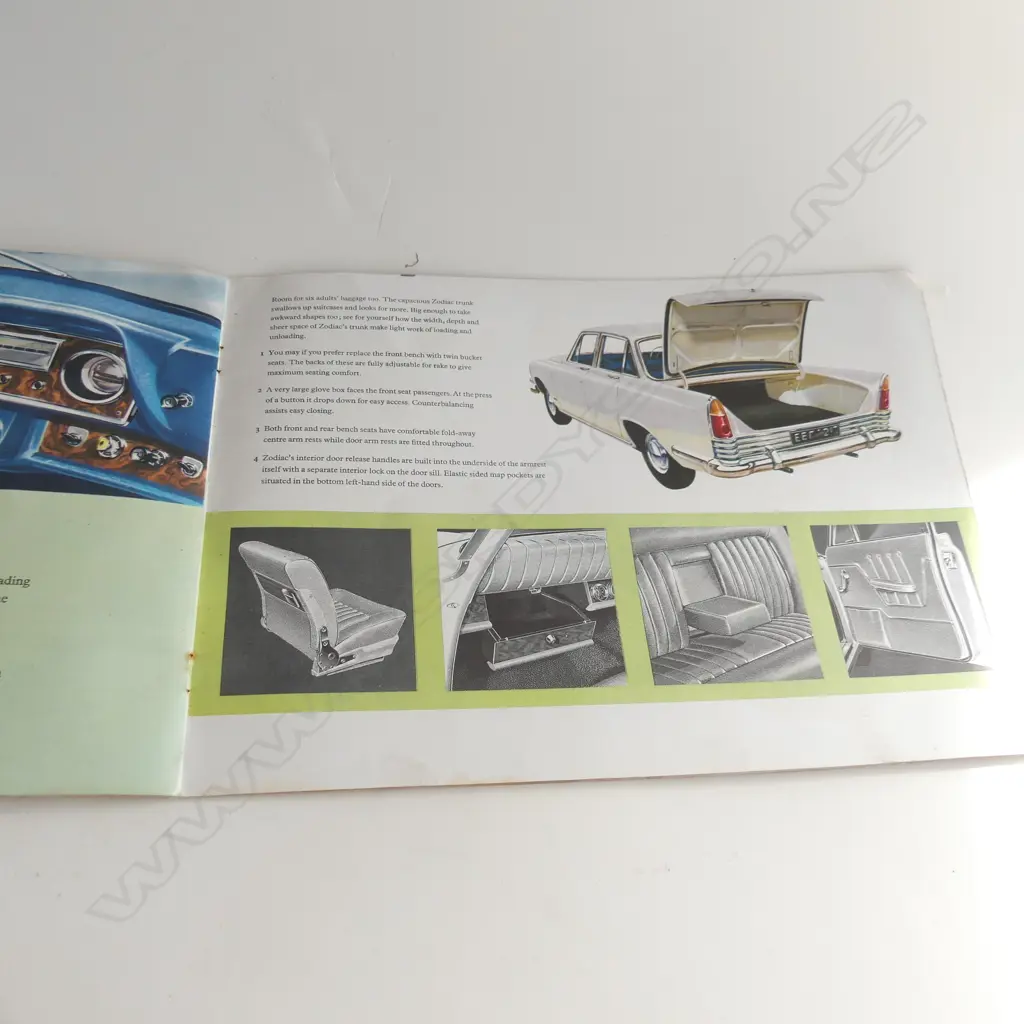ORIGINAL FORD MOTOR CO. 'ZODIAC MkIII' PROMOTIONAL BOOKLET 305 x 215mm Image 1++