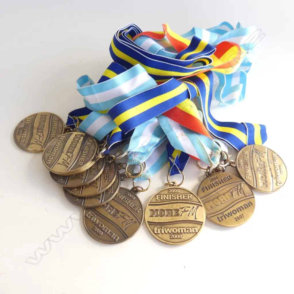 BAG 11 MEDALS WITH RIBBONS Image 1++
