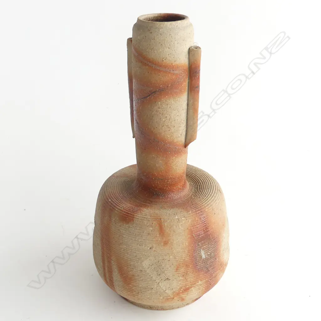 ANAGAMA STRAW MARKED VASE JAPAN H235MM Image 1++