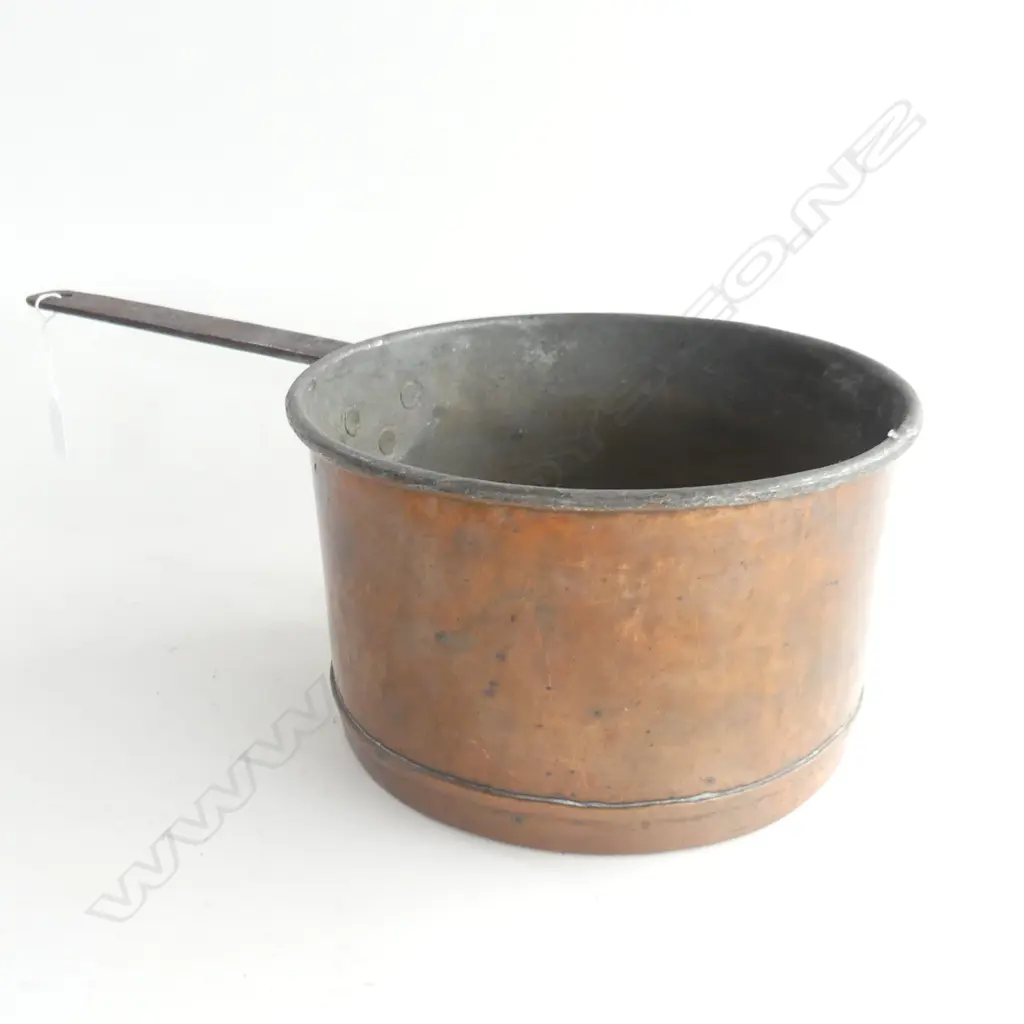 LGE ANTIQUE COPPER SAUCE PAN 260mm dia Image 1++