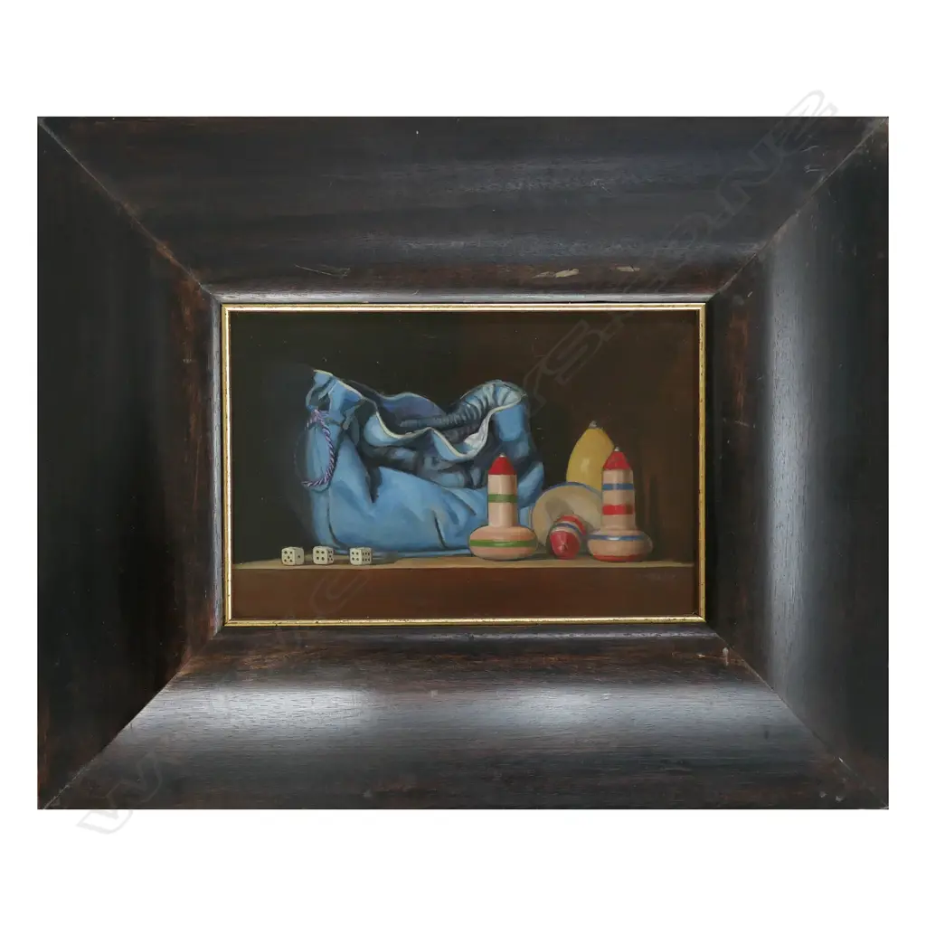 ROBERT MCKELLAR (UK 1945-2009) STILL LIFE OIL 150x225mm Image 1++