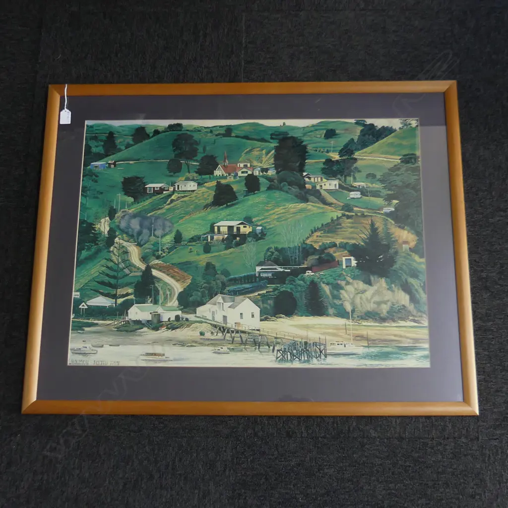 DICK FRIZZEL PRINT 'WHAKAPIRAU' 560x770mm Image 1++