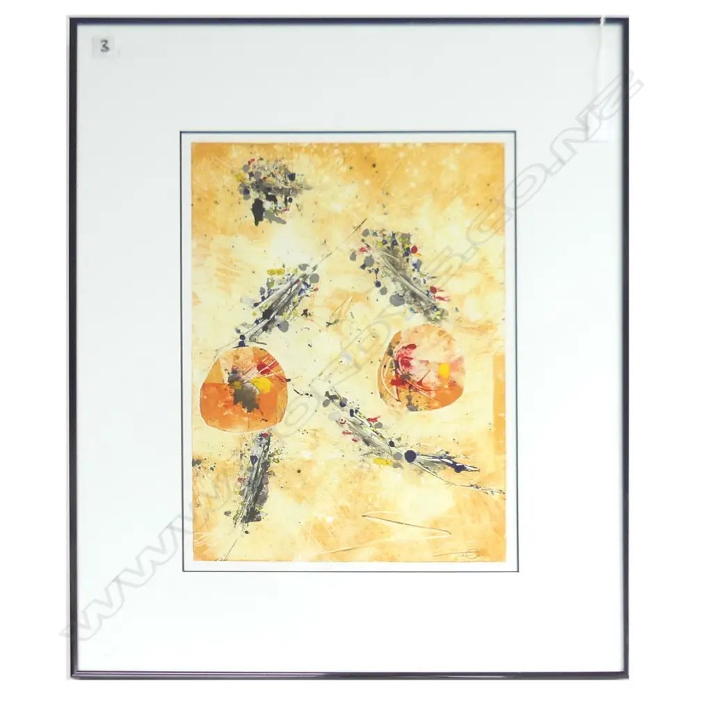 TIM CHADSEY, ORGANIC FORMS, MULI-LAYERED ETCHING, SIGNED, 470 x 320mm Image 1++