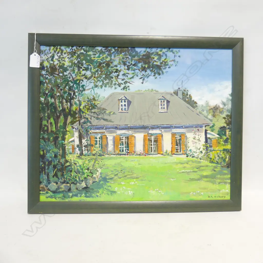 BRENDA M. NARBEY 'THE ELMS' OIL 395x500mm Image 1++