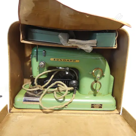 VINATGE ZUNDAPP CASED SEWING MACHINE