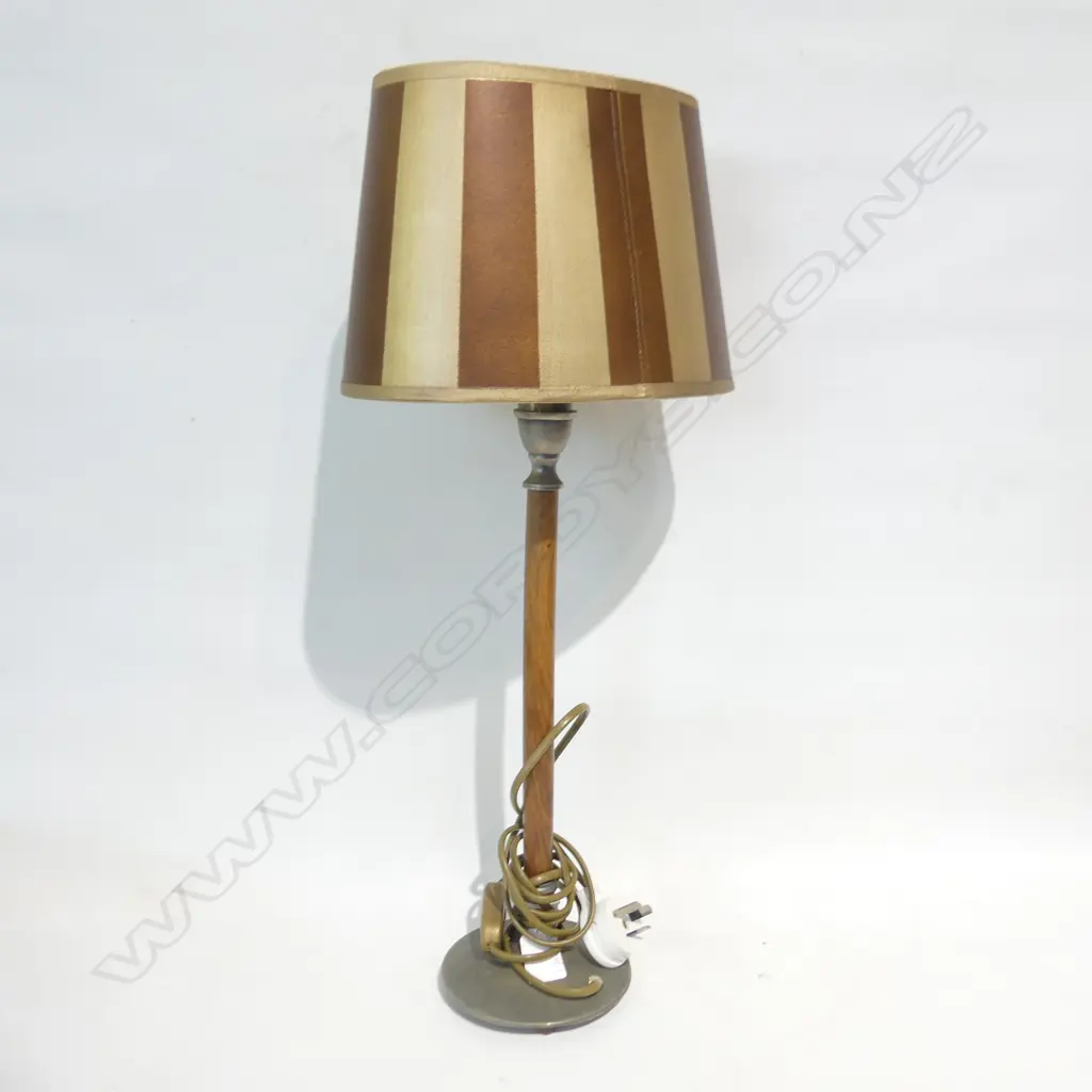LAMP w.  STRIPED SHADE H.545mm Image 1++