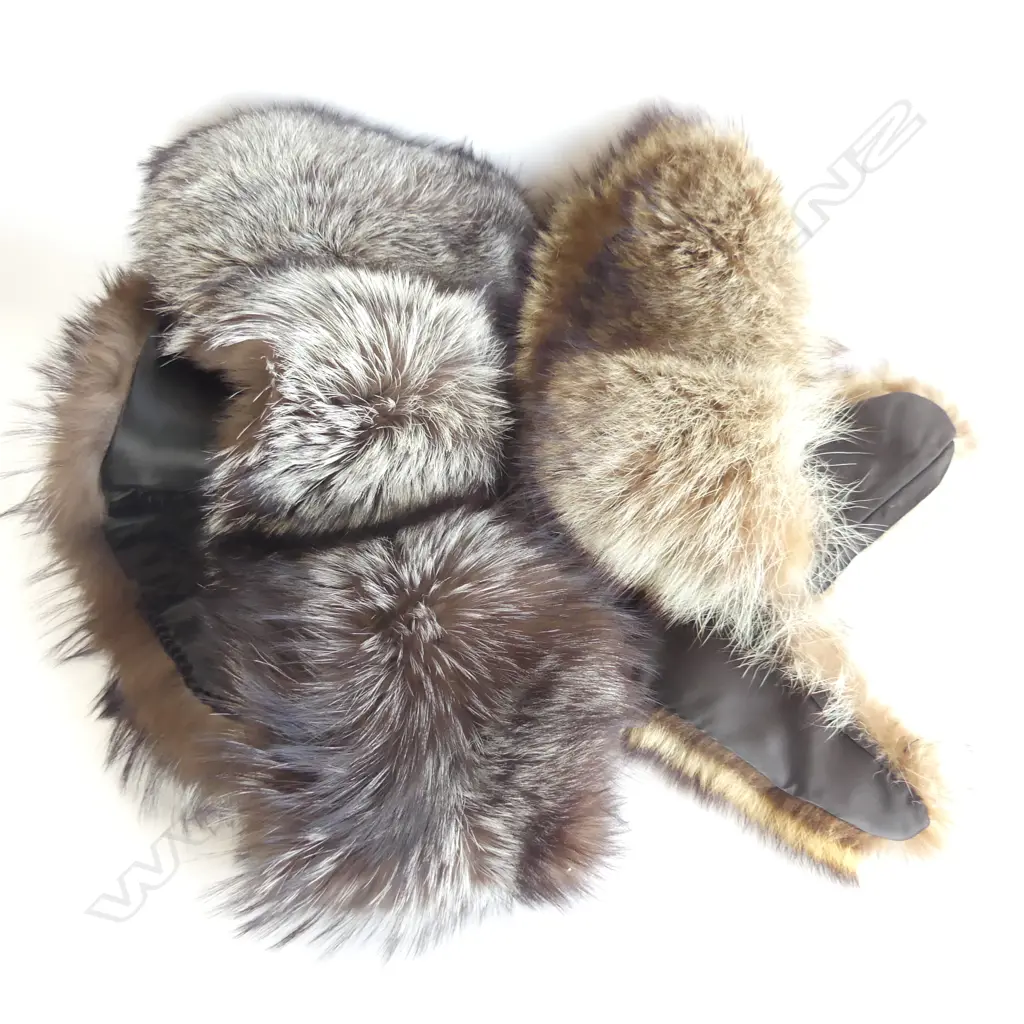 'SAGA FOX' SILVER FOX FUR STOLE  & OTHER FUR STOLE possibly mink Image 1++
