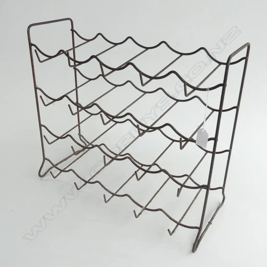 VINTAGE WIRE WINE RACK W.465mm Image 1++