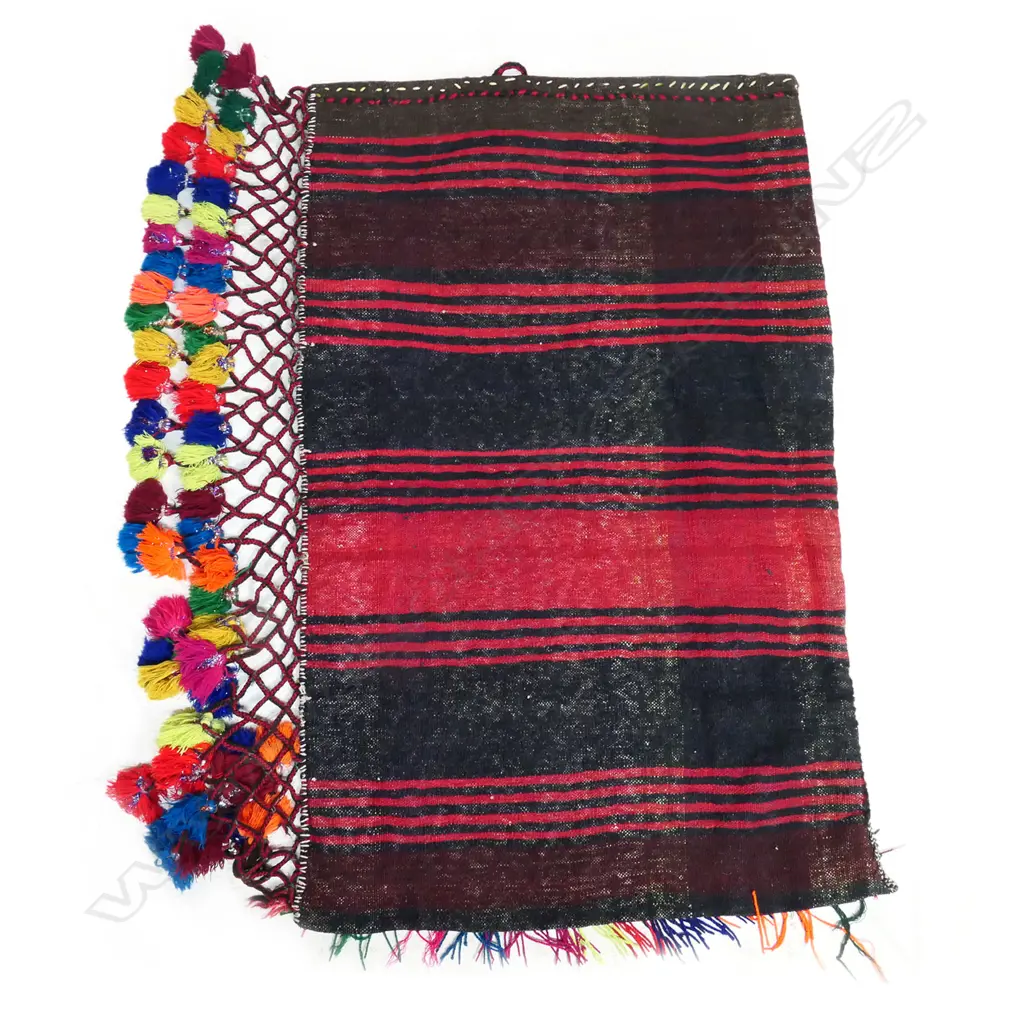 LARGE HANDWOVEN TRIBAL BEDDING BAG (SUITABLE AS CUSHION COVER) Image 1++