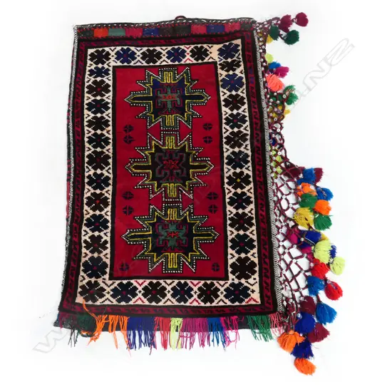 LARGE HANDWOVEN TRIBAL BEDDING BAG (SUITABLE AS CUSHION COVER)