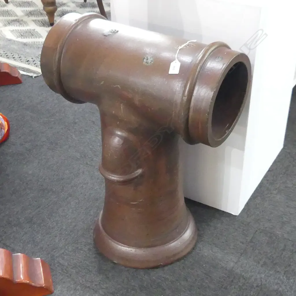 AMALGAMATED BRICK CO WGTN CHIMNEY POT salt glazed Image 1++
