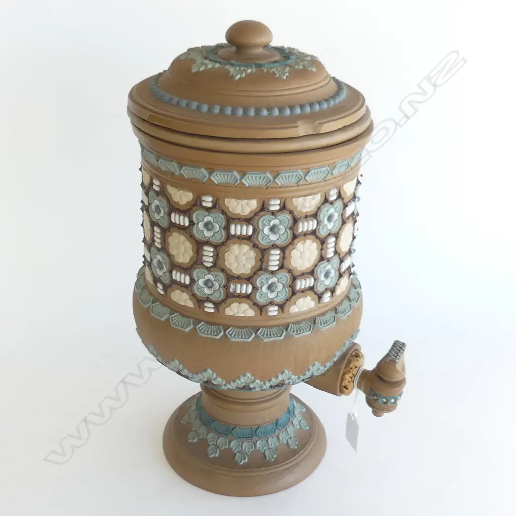 DOULTON LAMPBETH 'SILICONE' CERAMIC WATER FILTER H.410mm chip to lid Image 1++