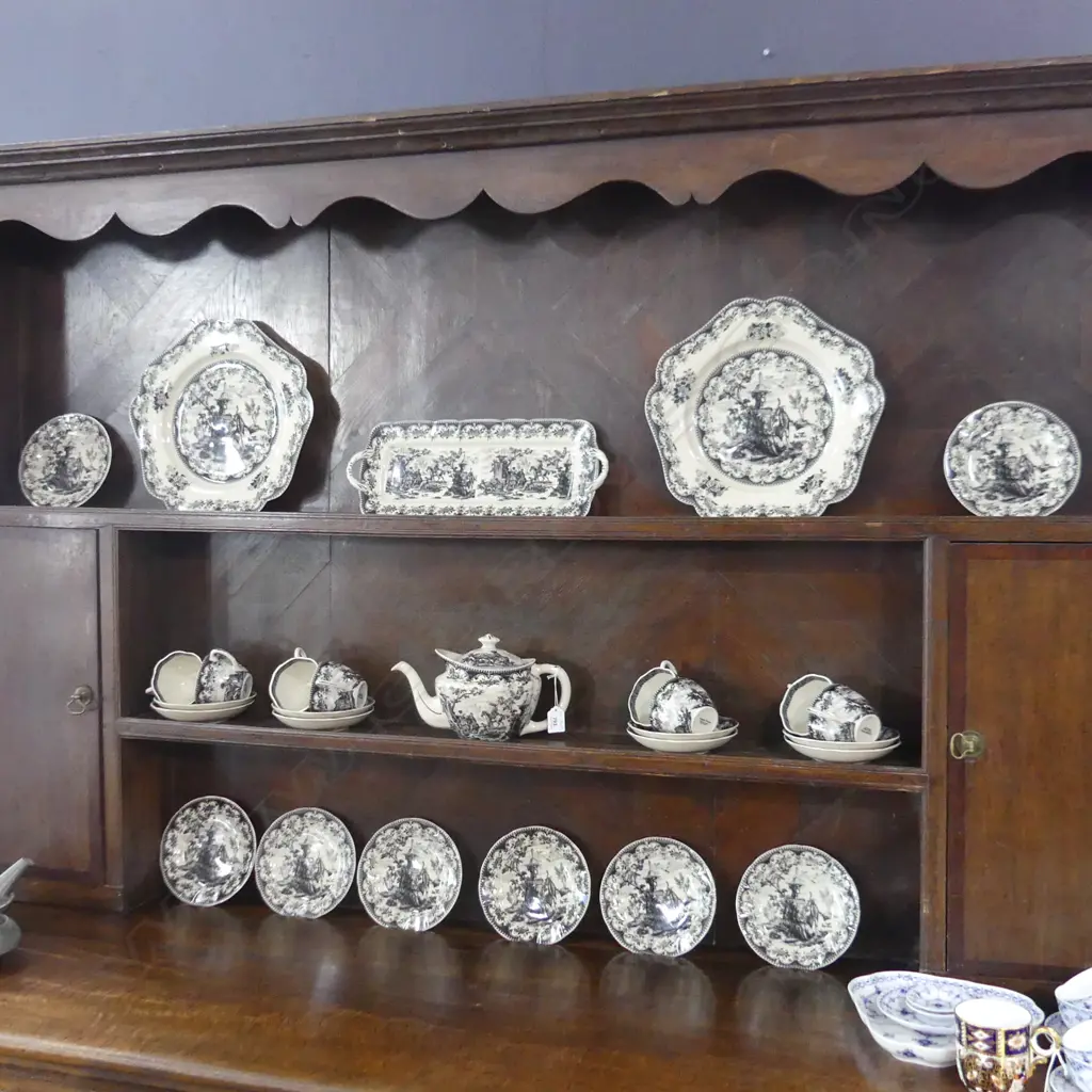ANGADS HOME MODERN BLACK & WHITE PART DINNER SERVICE Image 1++