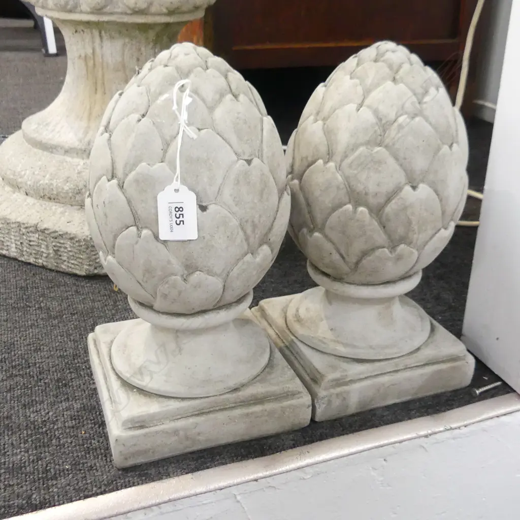 PR CONCRETE GARDEN ARTICHOKE FINIALS H.280mm Image 1++