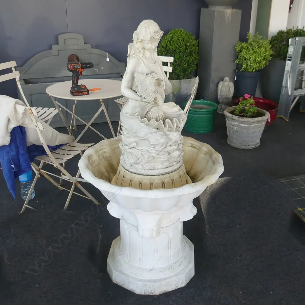 OUTDOOR GARDEN FOUNTAIN (needs pump)APPROX H 1300mm x 2670mm Image 1++