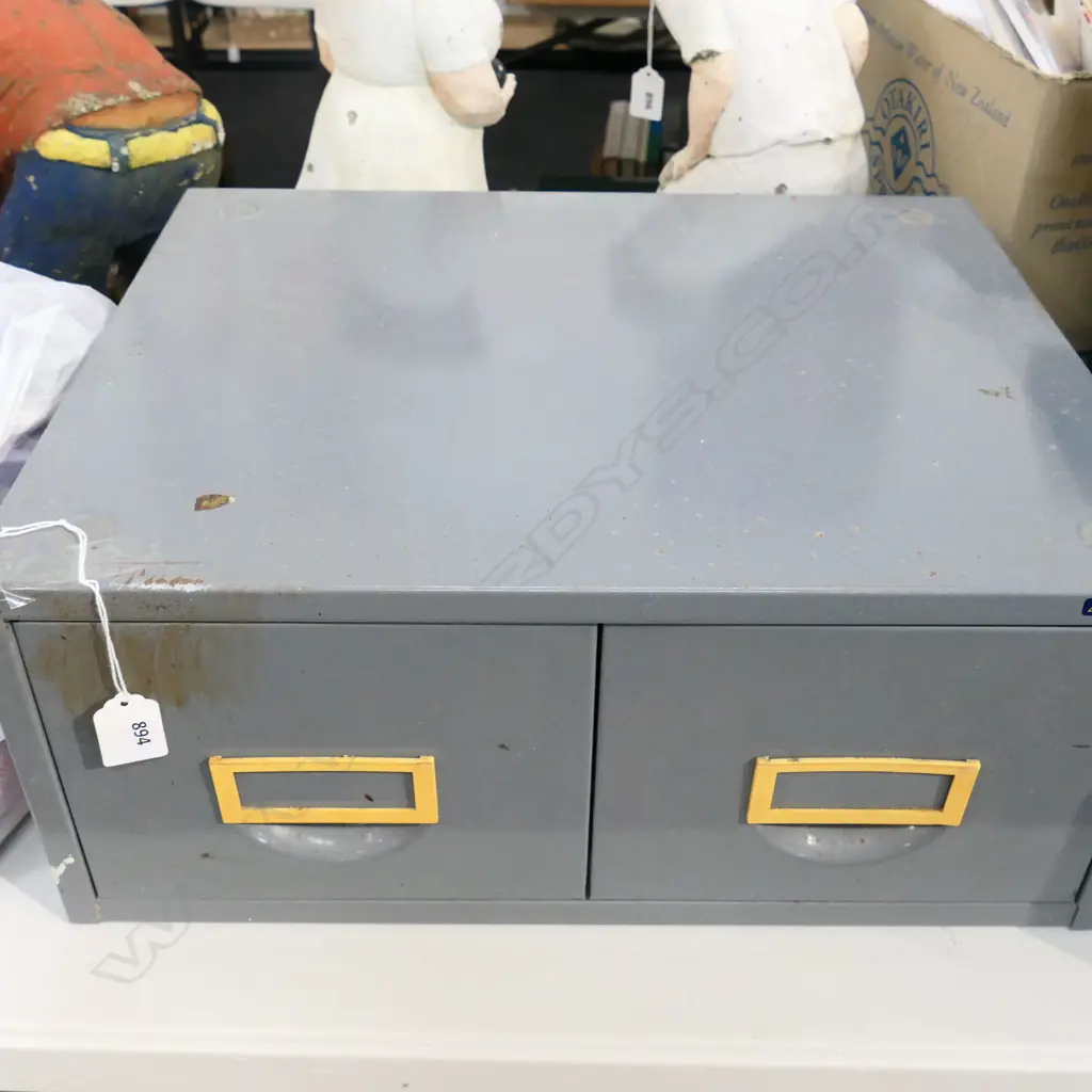 2 DRAWER FILING CABINET W.470mm Image 1++