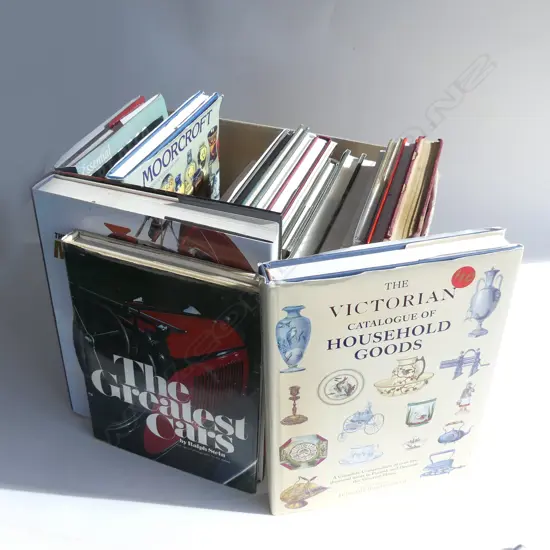 BOX LOT ASST. BOOKS; ANTIQUES INTEREST