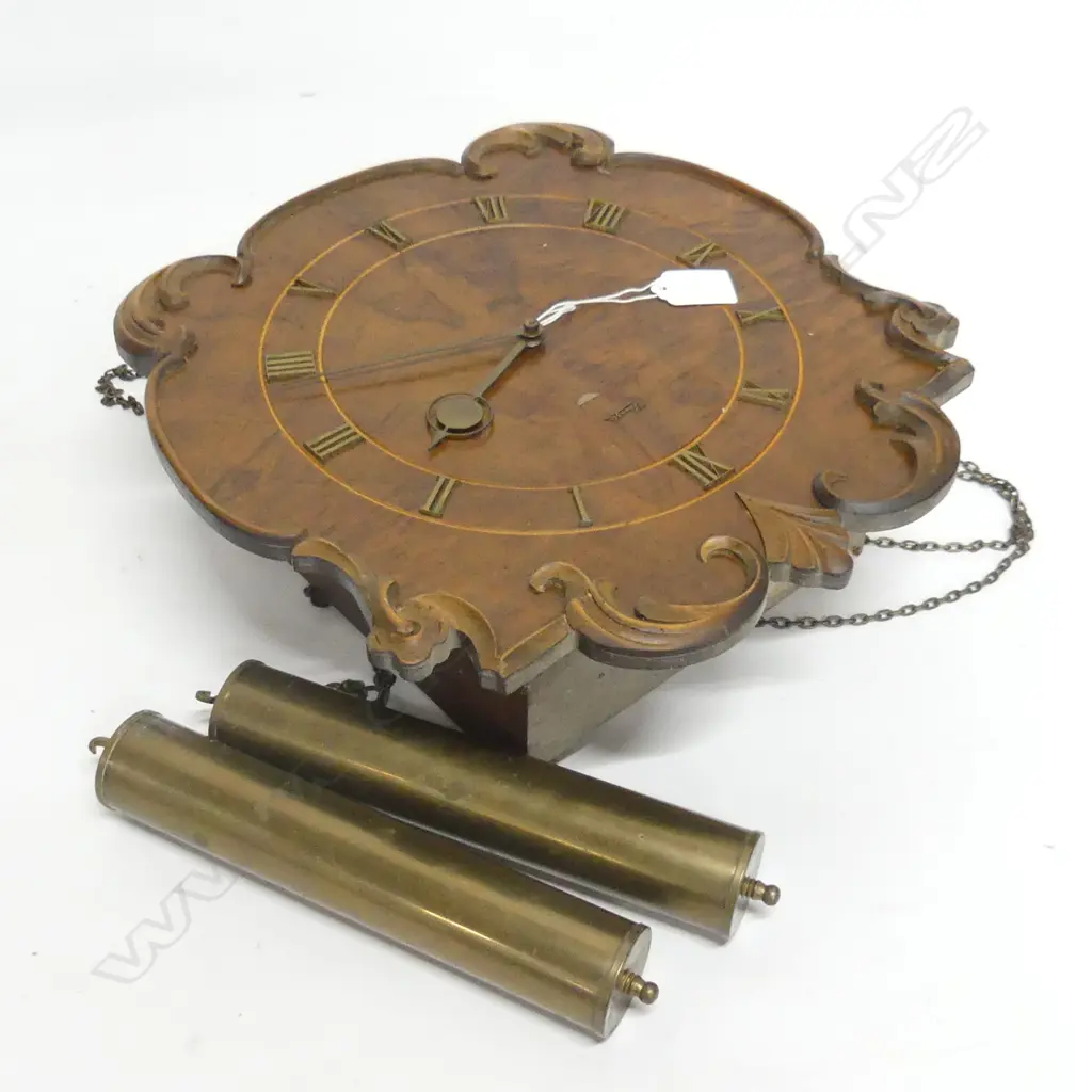 VINTAGE WOODEN WALL CLOCK Image 1++