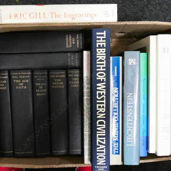 BOX OF ASST BOOKS