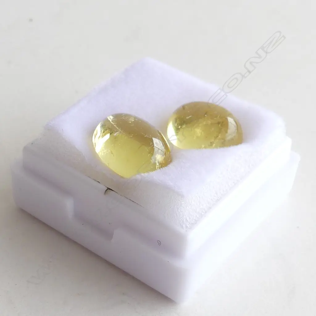 PR CITRINE CABOCHONS, OVAL, 6.6CT Image 1++