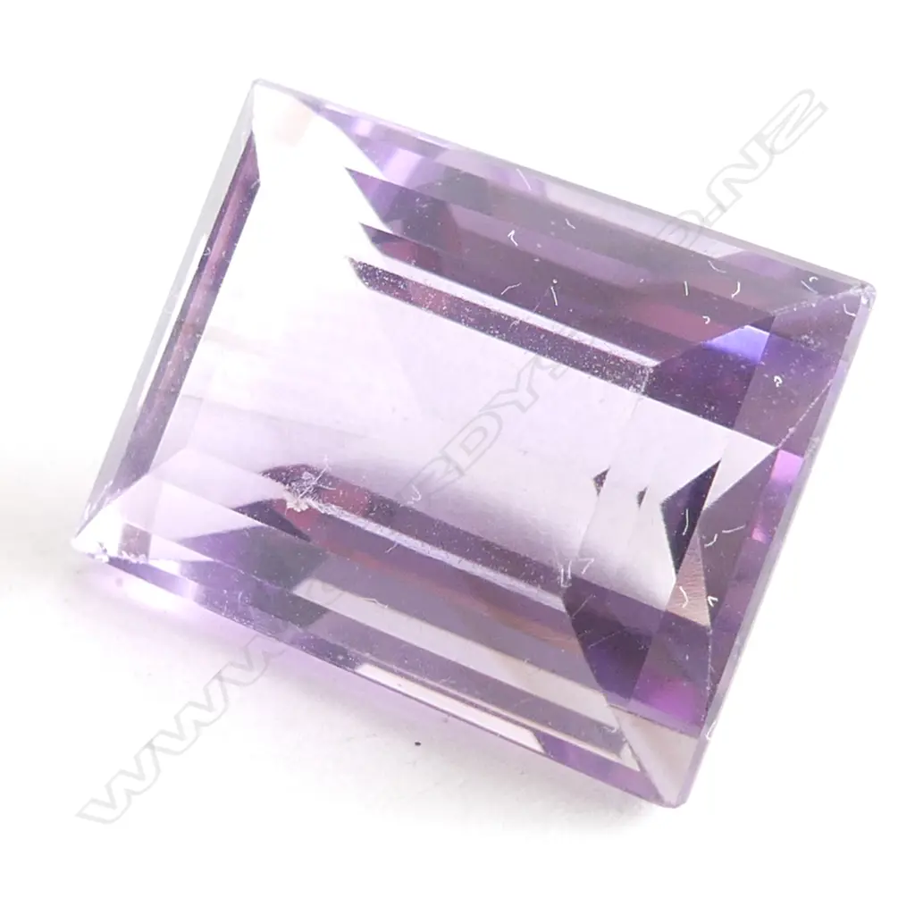 15.47CT AMETHYST, RECTANGULAR SHAPE, EMERALD CUT, 17 X 12MM  Image 1++