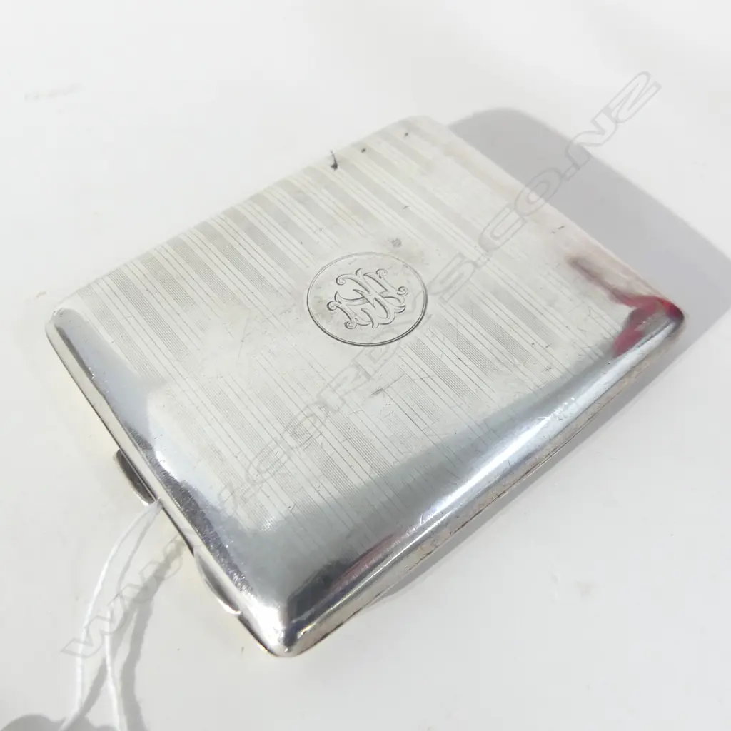 STG SILVER CIGARETTE CASE, BIRM. 1918, L95MM Image 1++