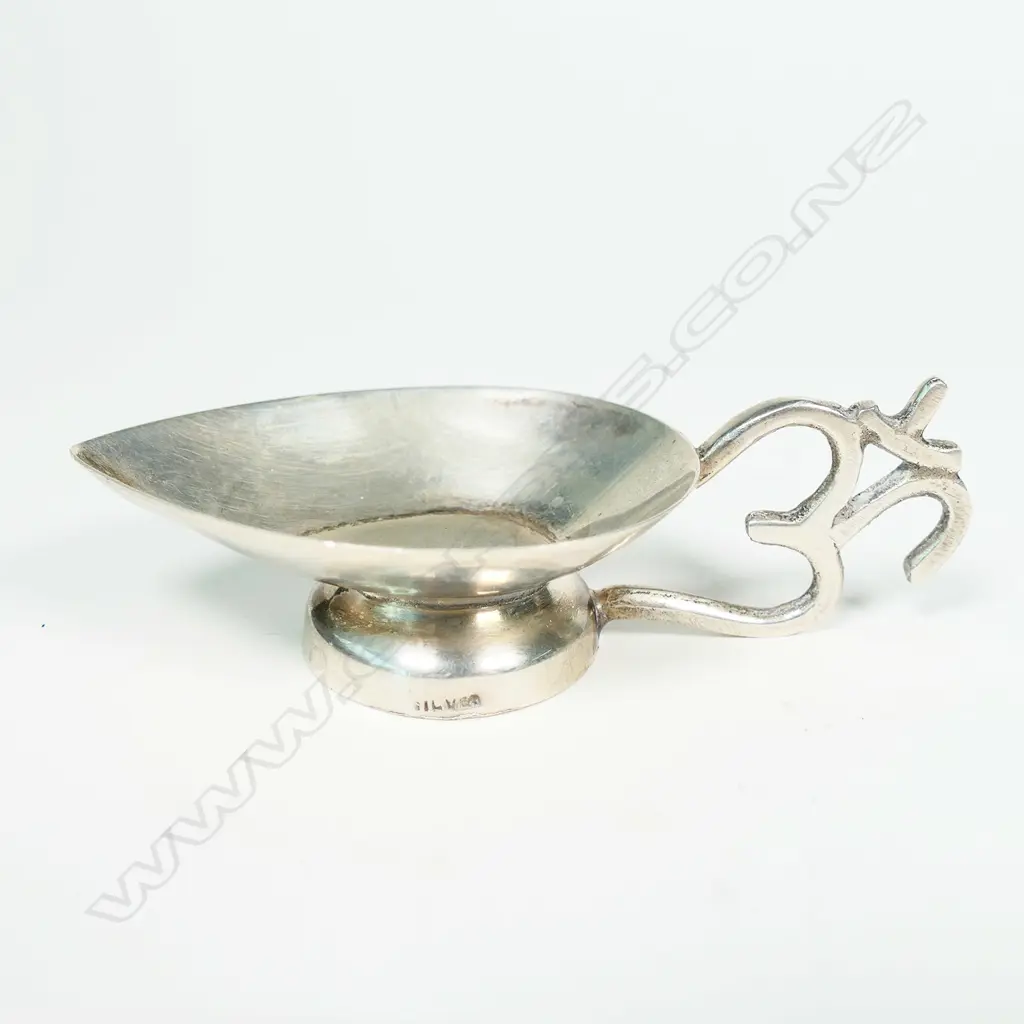 S/SILVER ITALIAN GRAPPA TESTER, STAMPED, W.90mm, 25gm Image 1++