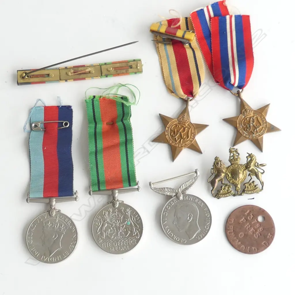 8 ASST VINTAGE MEDALS, SOME ON RIBBONS ETC.. Image 1++