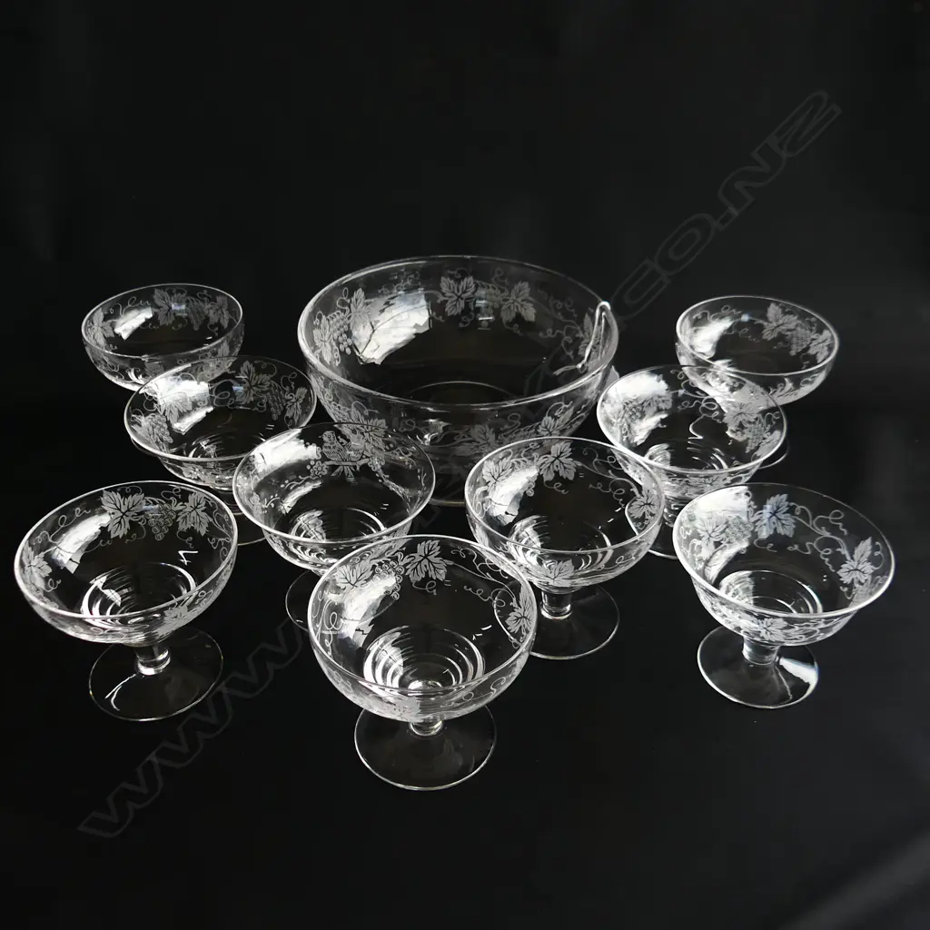 STUART CRYSTAL 10 PC DESERT SET Image 1++