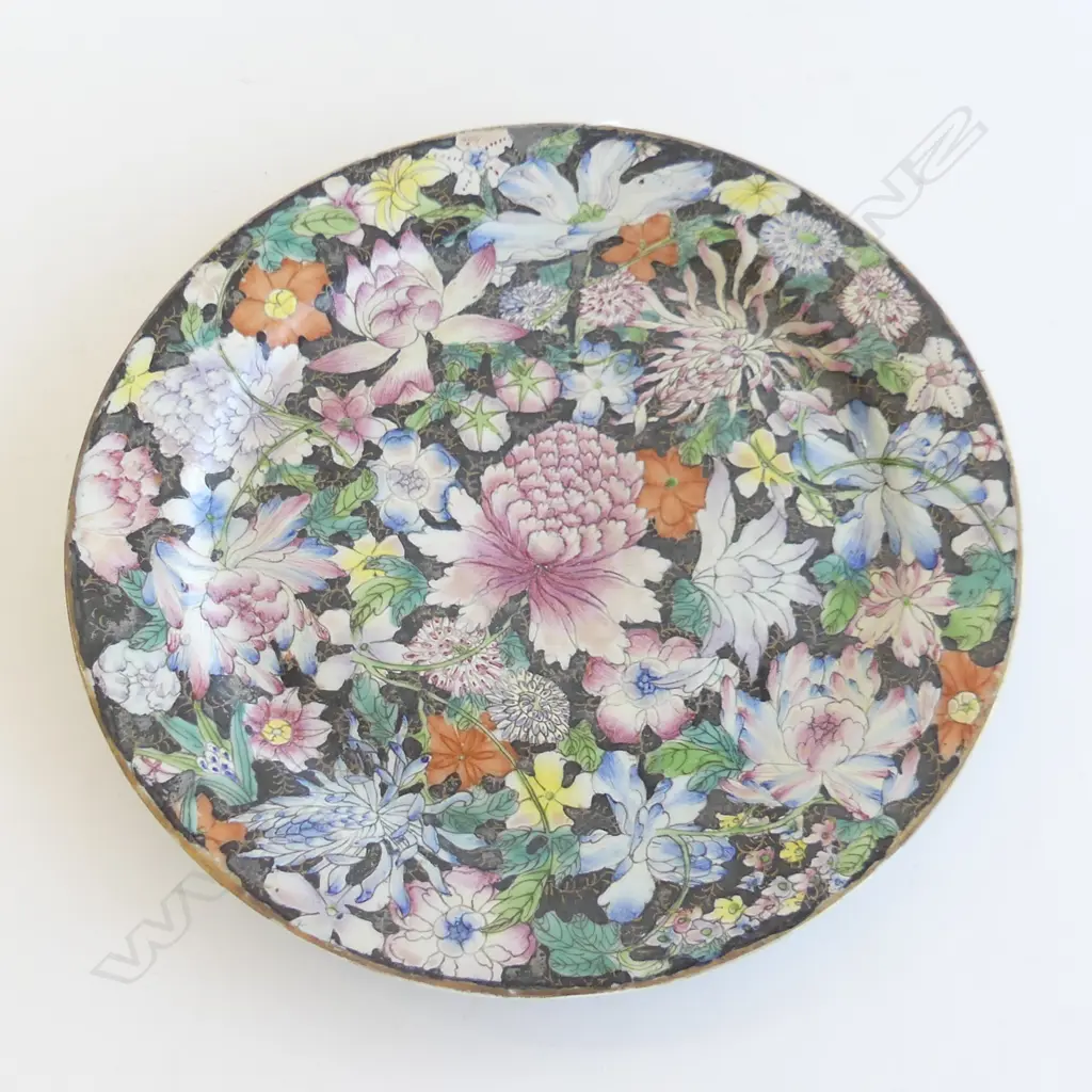 CHINESE GUANGXU MILLEFLEUR PLATE 265mm dia **RTV** Image 1++