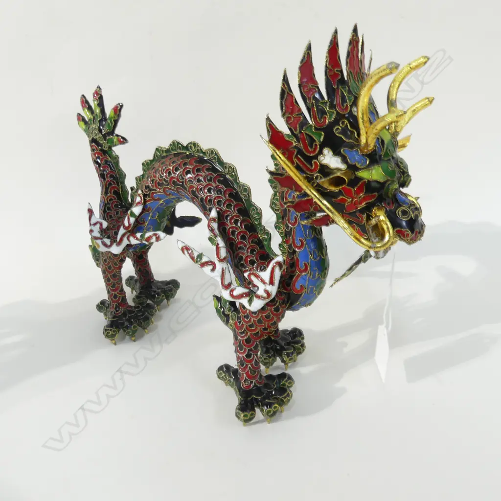 CLOISONNE DRAGON L.275mm Image 1++