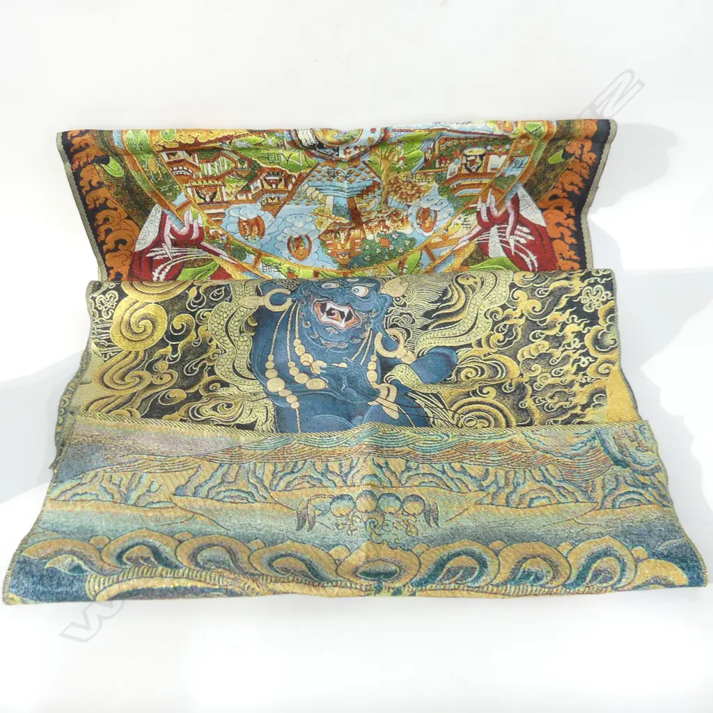 PR FABRIC THANGKA w. METALLIC THREAD 900x600mm Image 1++