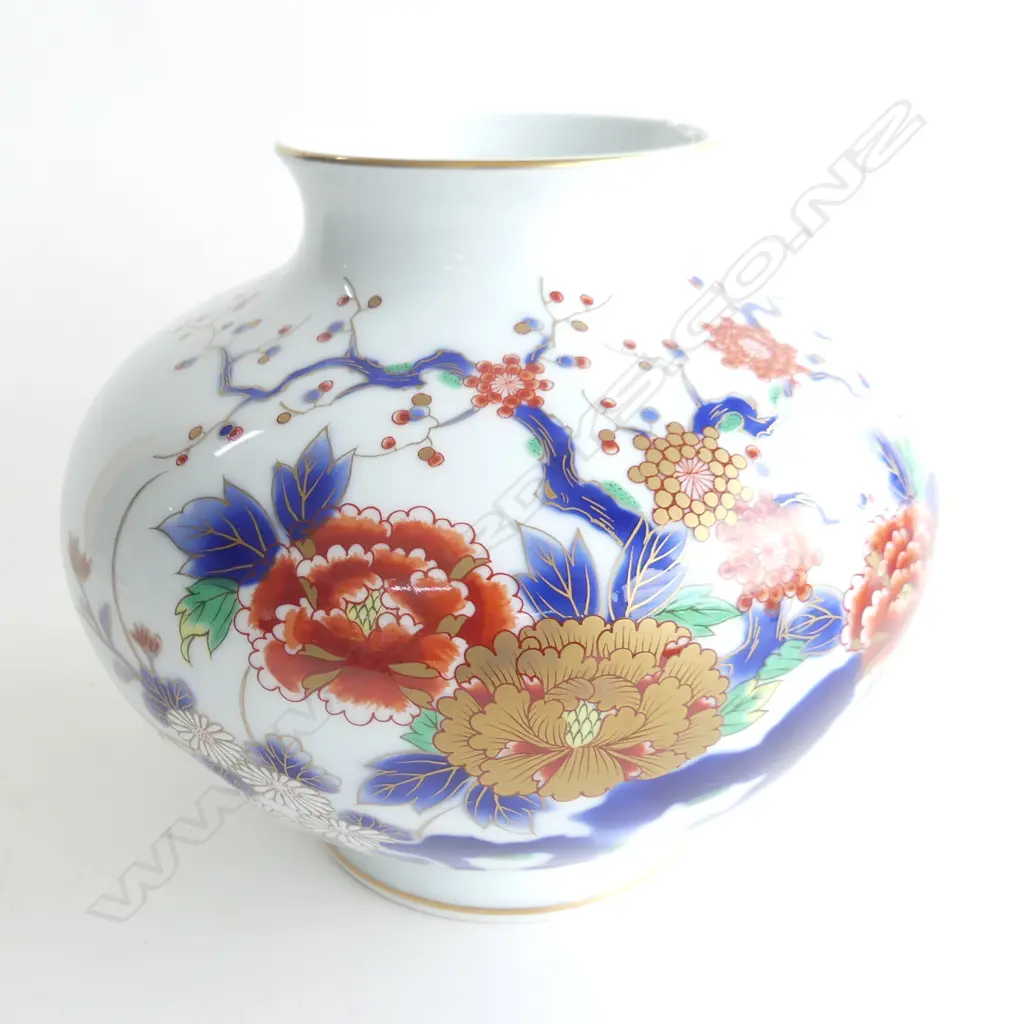 LARGE ORIENT PORCELAIN BLOSSOM VASE H 140 MM Image 1++