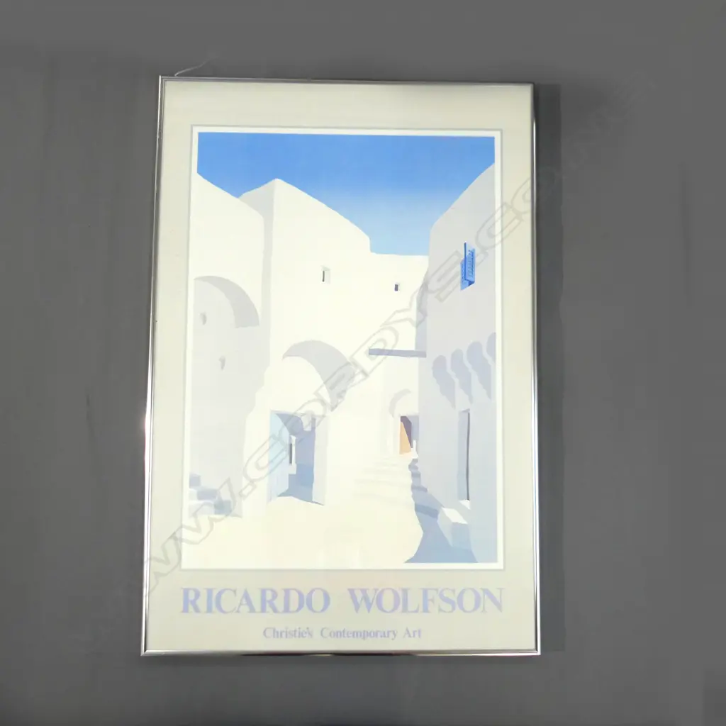 RICARDO WOLFSON CHRISTIES CONTEMPORARY ART PRINT 920x615mm overall Image 1++