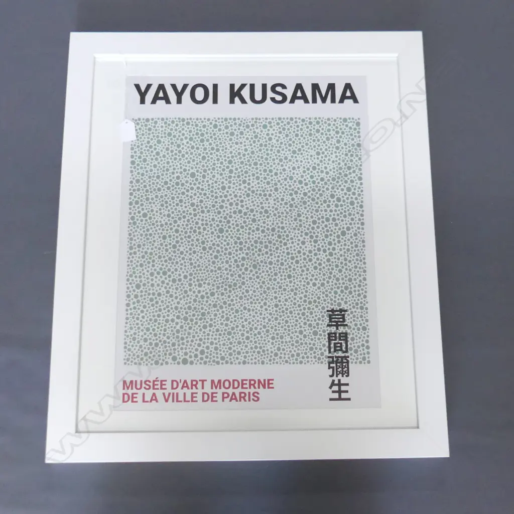 YAYOI KUSAMA FRENCH EXHIBITION POSTER 535x390mm Image 1++
