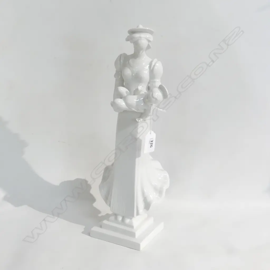 HEREND PORCELAIN MADONNA & CHILD H.360mm Image 1++