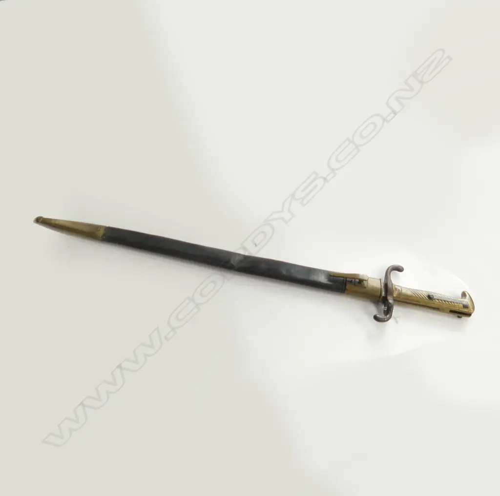 German M1871 SWORD  BAYONET & SCABBARD. SIMSON & CO SUHL 1892. UNIT MARKED Image 1++
