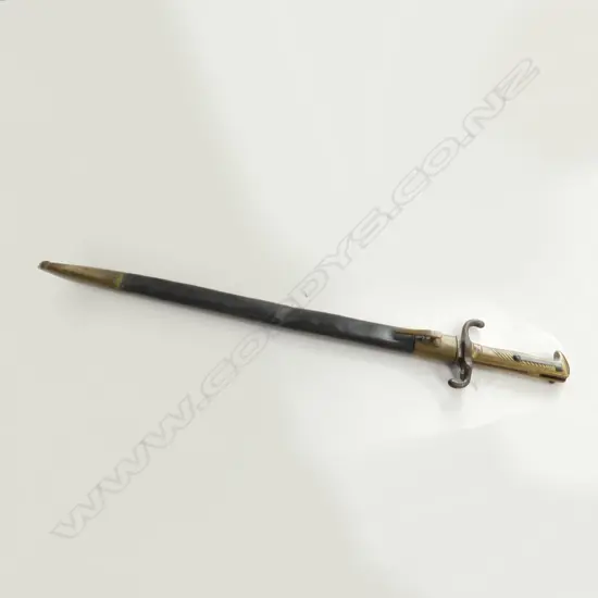 German M1871 SWORD  BAYONET & SCABBARD. SIMSON & CO SUHL 1892. UNIT MARKED