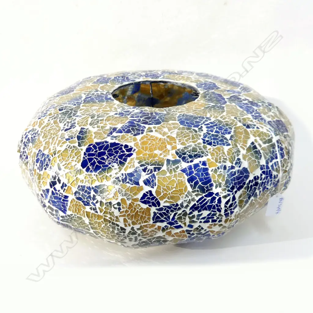 LGE MOROCCAN STYLE GLASS MOSAIC LIGHT FITTING 450mm dia Image 1++