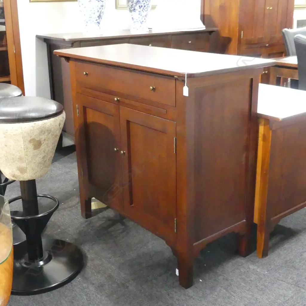 WILLETTS FURNITURE TAWHAI WOOD SMALL BUFFET 1100x500x980mm Image 1++