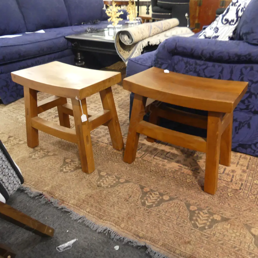 PR 'DAVID SMITH & CO' USA HARDWOOD STOOLS Japanese style Image 1++