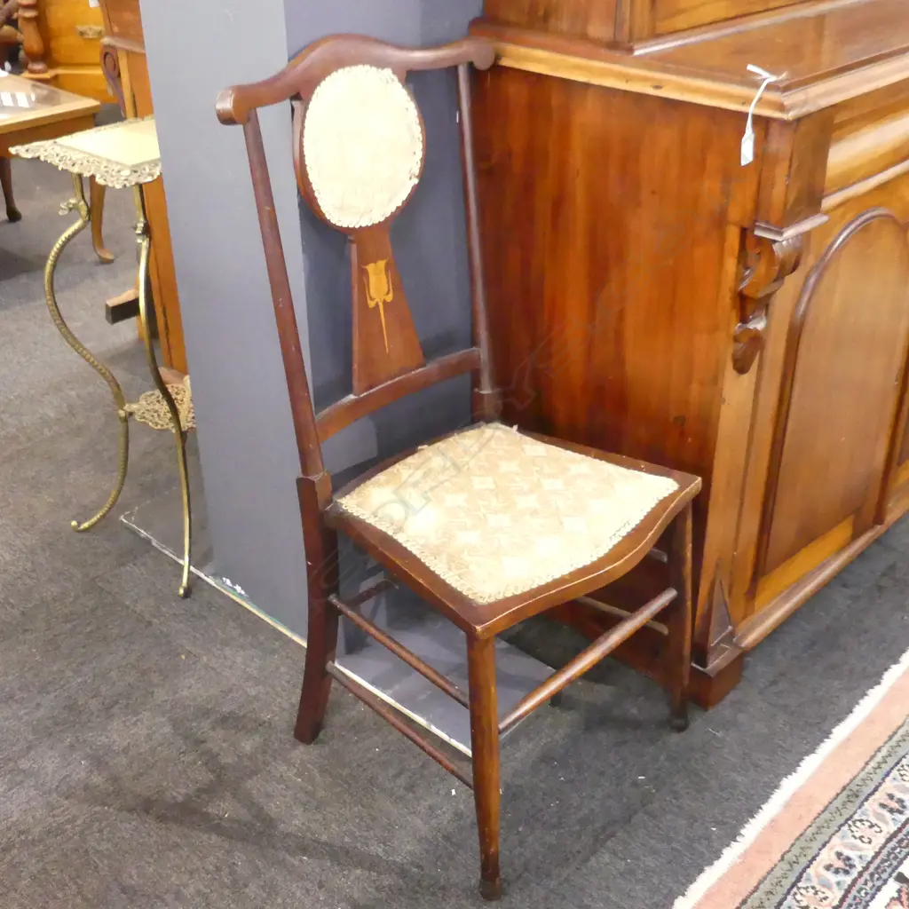 EDWARDIAN CHAIR - INLAID BACK Image 1++