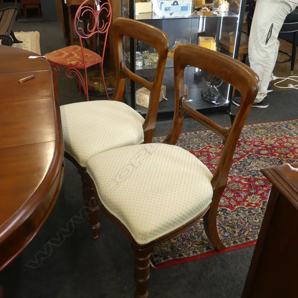 6 BALLOON BACK DINING CHAIRS Image 1++