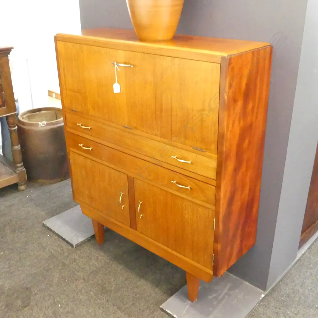 RETRO DROP FRONT SECRETARY 910x285x1075mm Image 1++