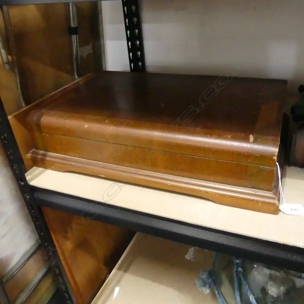 OLD WOODEN CUTLERY BOX (EMPTY)  Image 1++