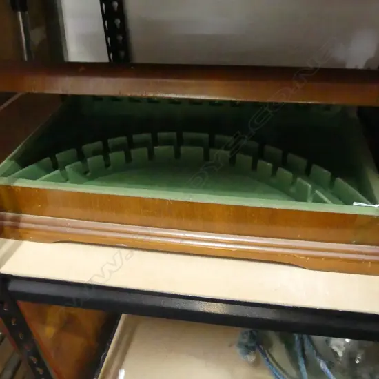 OLD WOODEN CUTLERY BOX (EMPTY) 
