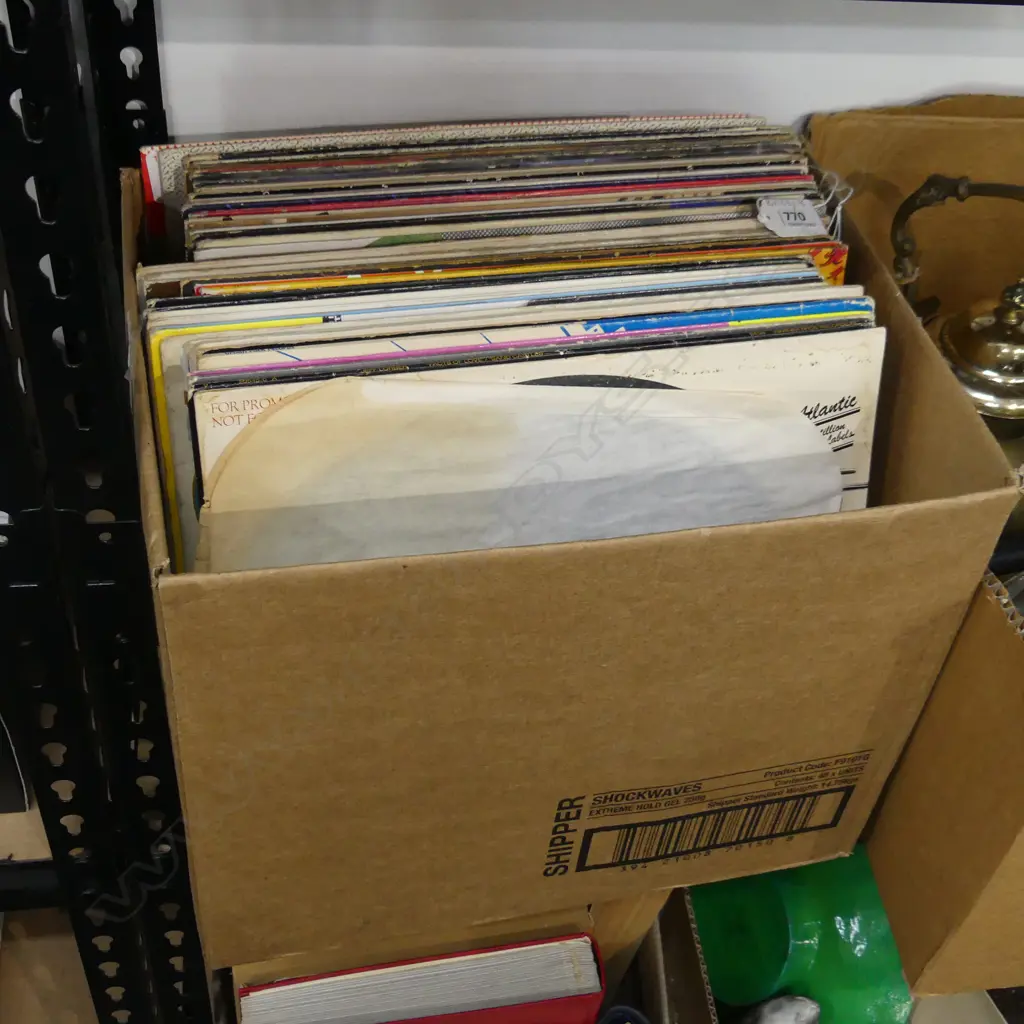 BOX LOT VINYL RECORDS Image 1++