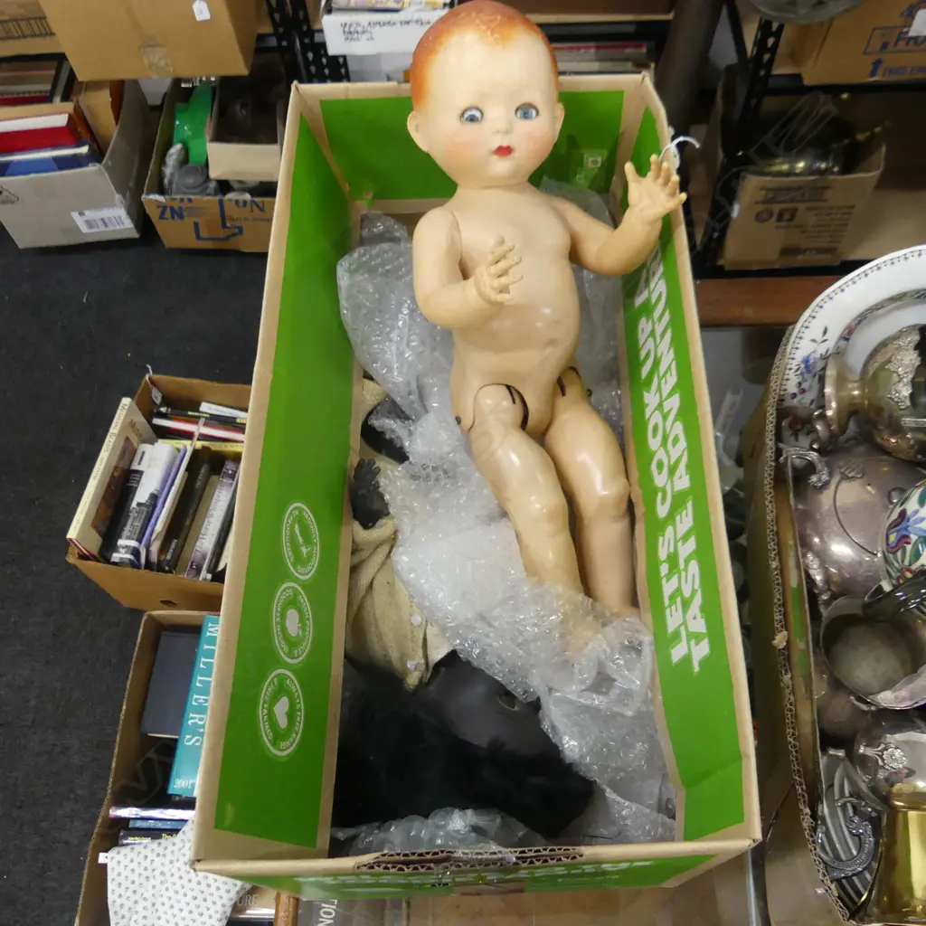 2 X VINTAGE DOLLS JOINTED LEGS L 500 mm Image 1++